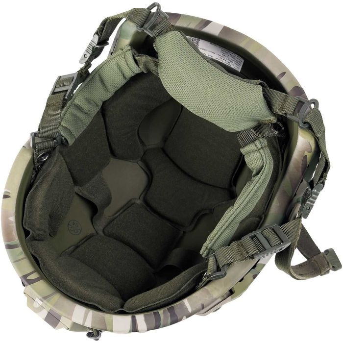 Комплект: шолом, плитоноска, плити 6-го класу захисту ДСТУ. Мультикам.