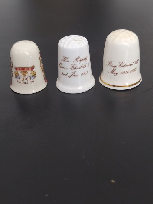 Naparstki porcelanowe Anglia