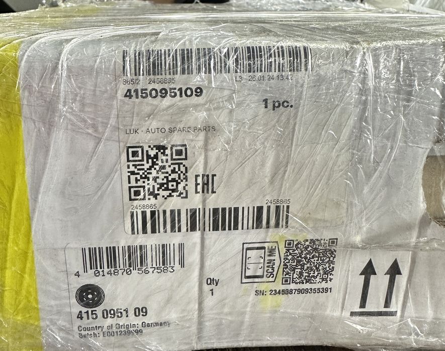 Демпфер/маховик DSG 7 LUK 415095109