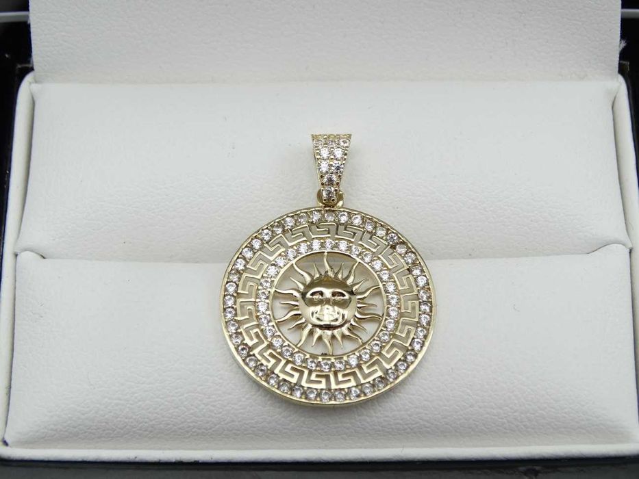 Piękna złota zawieszka słońce 2,27g P585