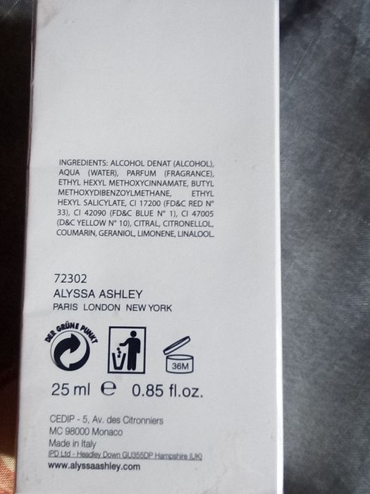 Perfume Green Tea de Alyssa Ashley