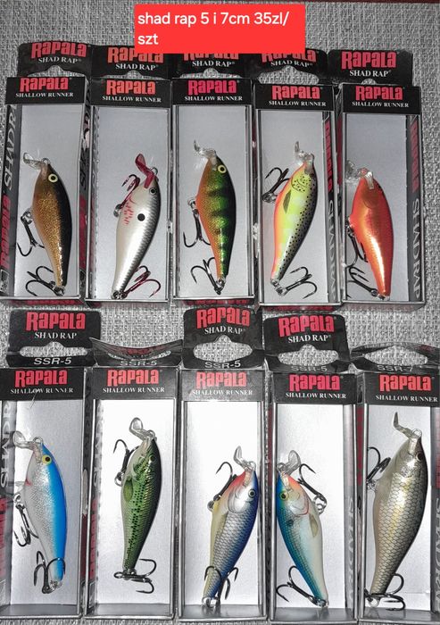 Woblery rapala różne