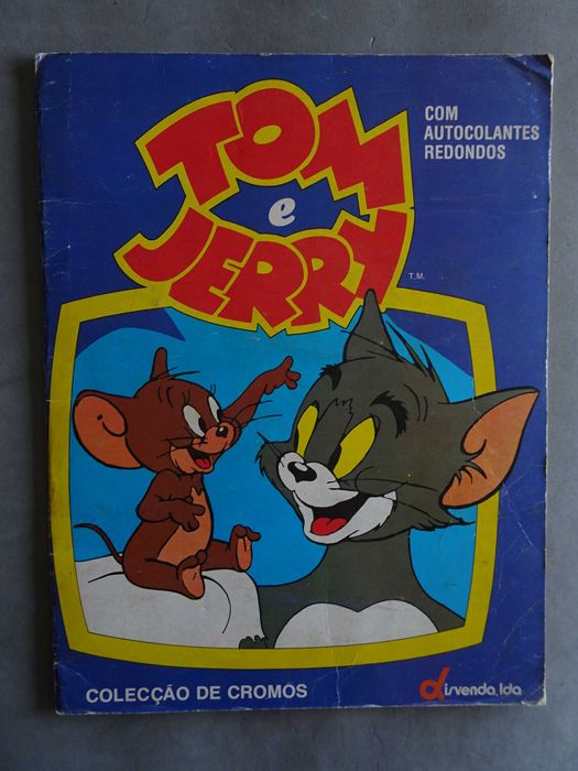 Caderneta de cromos Tom e Jerry - Disvenda (Faltam 4 cromos)
