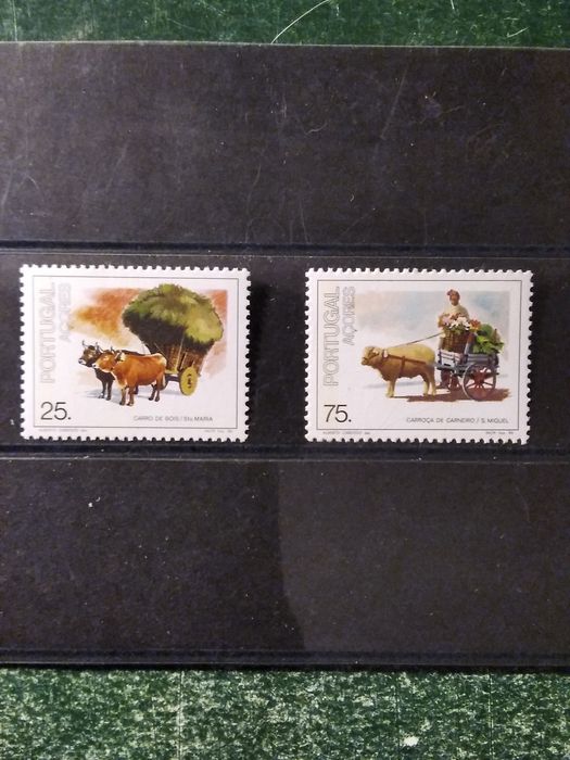 1986 Série Transporte Típico Dos Açores MNH **