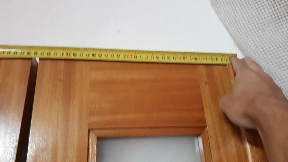 Porta interior em vidro fosco