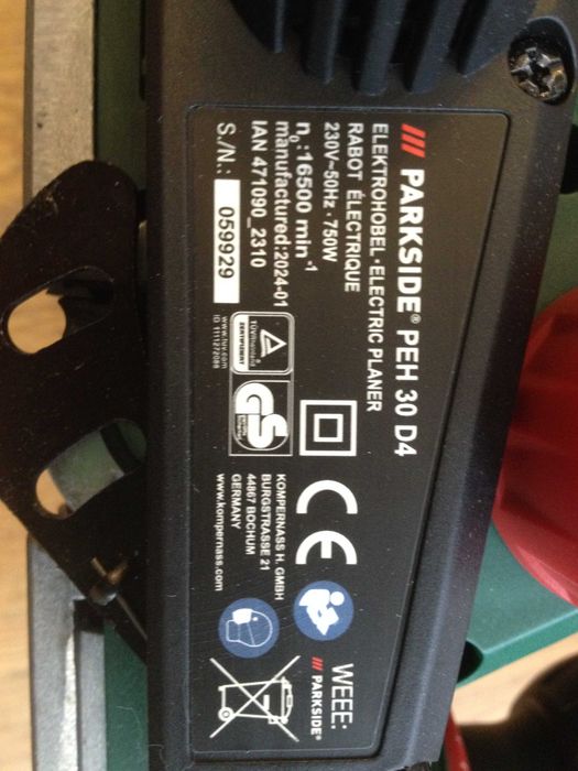 PARKSIDE Strug elektryczny, 750 W nowy