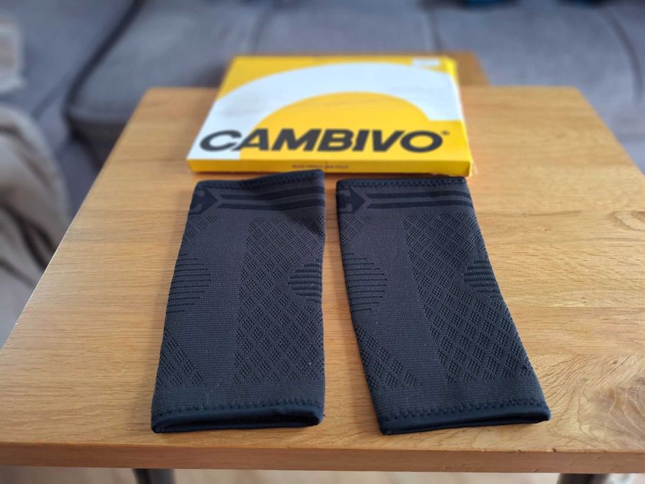 Cambivo 2 pak opaski kompresyjne na łokieć wsparcie przy zapaleniu ścięgien