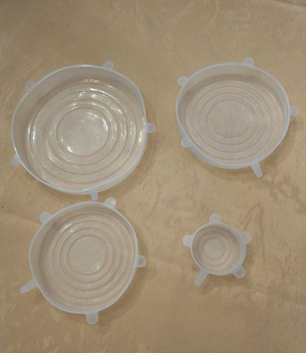 Tampas silicone para recipientes