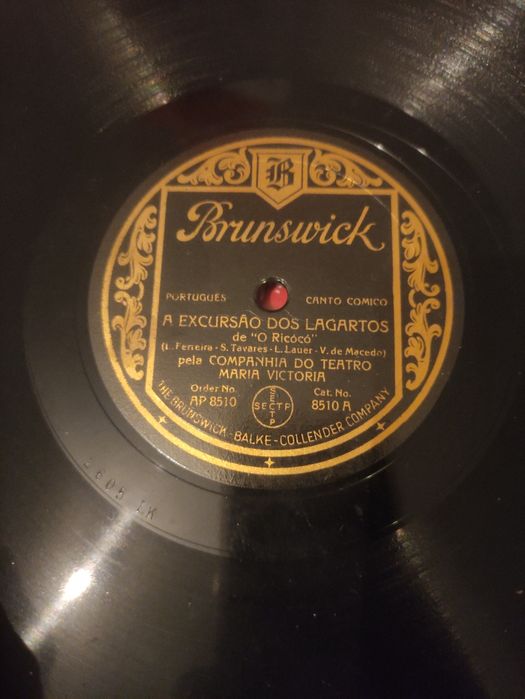 Discos de vinil antigos.