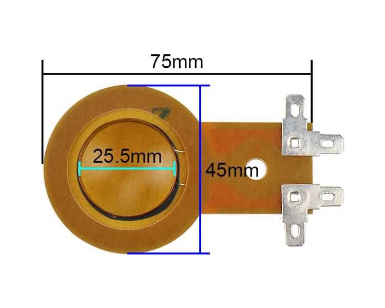 Membrana de Agudos de 1" - para substituição