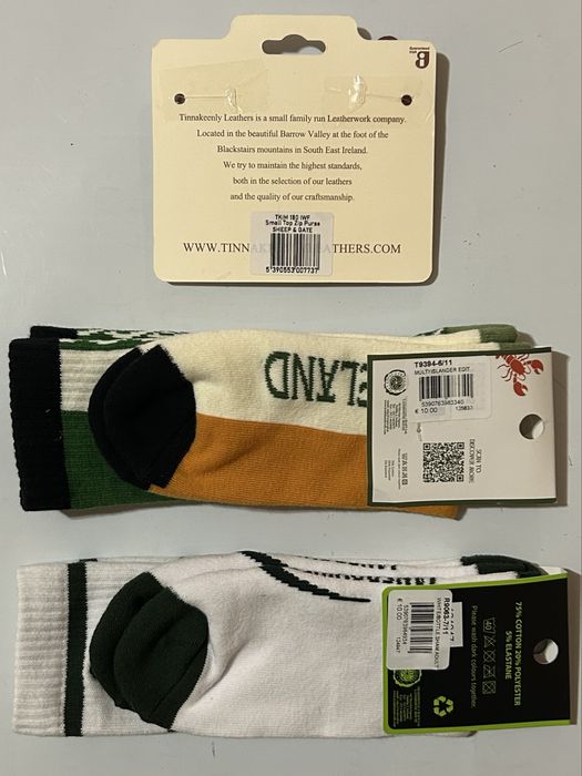 Сувениры ирландские кошелек и носки