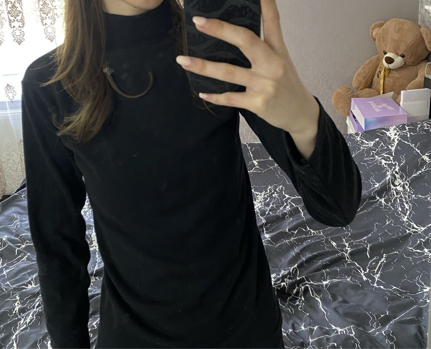 Чорний гольф розмір S