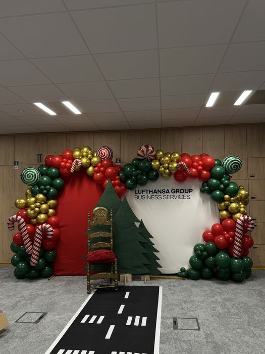 Ścianka balonowa na Komunię, Urodziny, Chrzest Święty, 18stkę