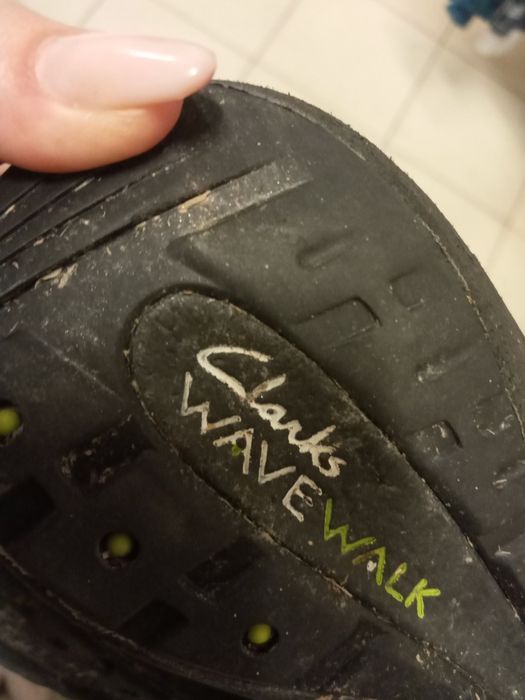 Buty zimowe kozaki śniegowce CLARKS 39r gore-tex wełna 25,5cm wkładka