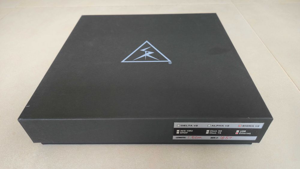 Shunyata Research SIGMA v2 Ethernet cable 1.5m