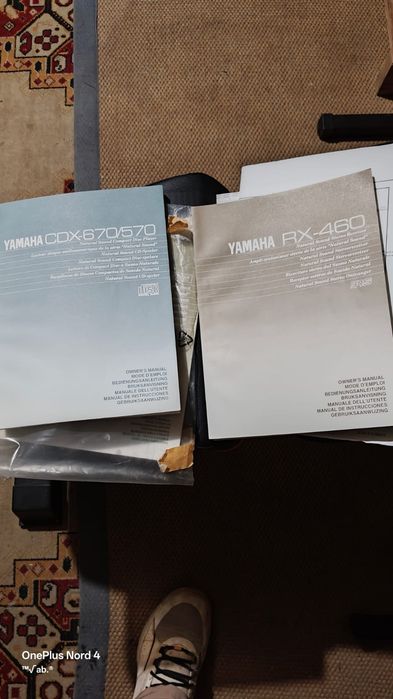 Amplituner+CD,Yamaha rx-460 , cdx 570 , piloty