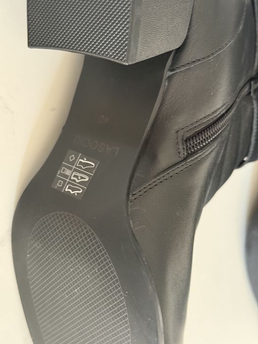 Botki skora, Lasocki r 40 Nowe, okazja!