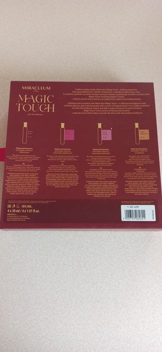 Zestaw Perfumetki Perfumy Miraculum Magic Touch 4 x 30 ml