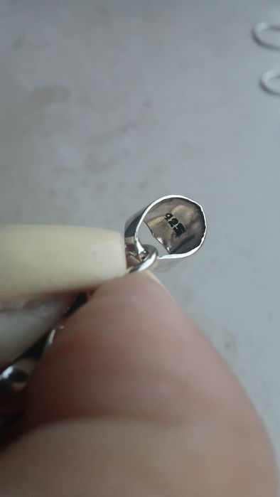 Fio em Prata 925 com Pingente Feito á Mão e Pedra Lápis-Lazúli