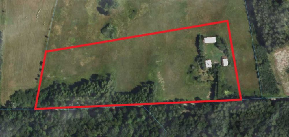 Działka 3,36 ha z zabudowaniami – Budziska Warmińsko-mazurskie chodzi o działkę 76/2
