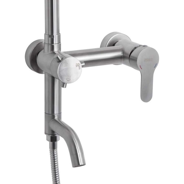 НОВА Душова система універсальна в колірі нікель розпродаж