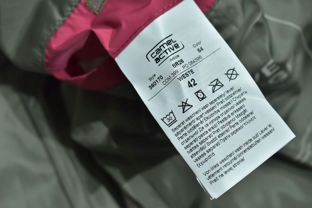 Camel Active 360170 Długa Ocieplana Pikowana Kamizelka Damska 42