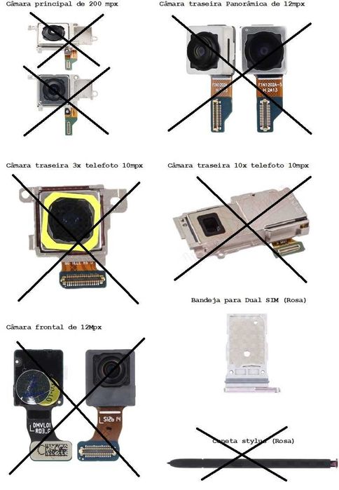 Peças Samsung S23 Ultra