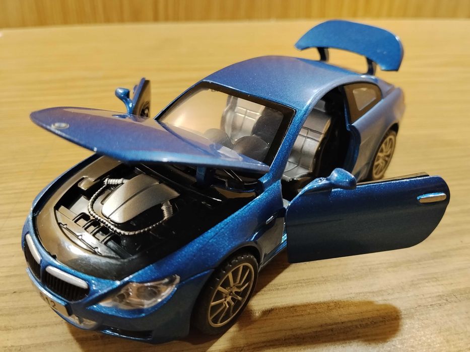 Модель BMW M6 Coupe 1:32 Автоэксперт Металл свет звук инерция Беха БМВ