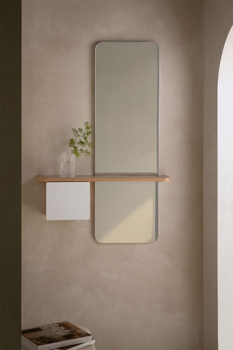 Espelho com prateleira 80x120 cm em MDF