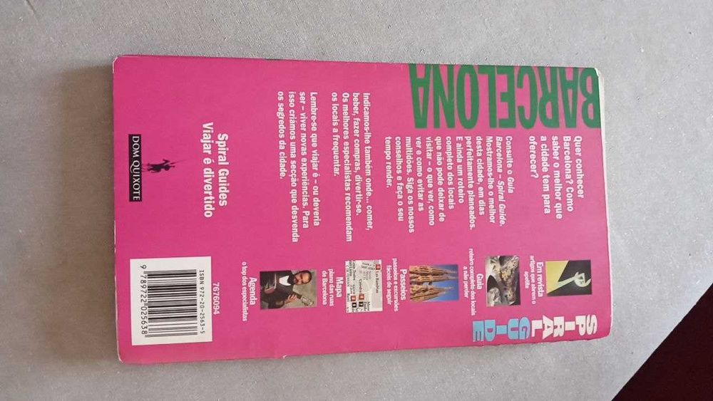 Barcelona , Spiral Guide, Dom Quixote, (castelhano) 1 edição