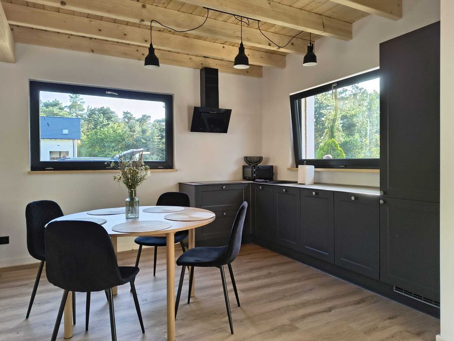 Domek nad jeziorem 'w sam las'