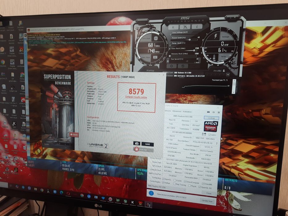 КАКНОВАЯ Видеокарта GIGABYTE RX 5700 XT  8Gb  ОБМЕН и другие карты