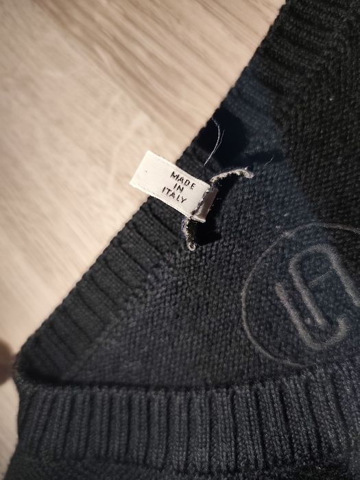 Oryginalny sweter Armani Jeans czarny bawełniany rozmiar M