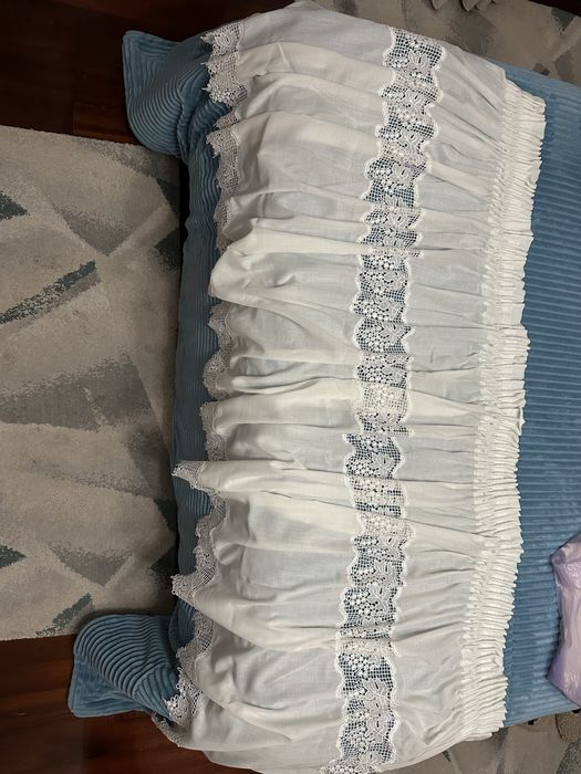 Cortinados + Colcha quarto