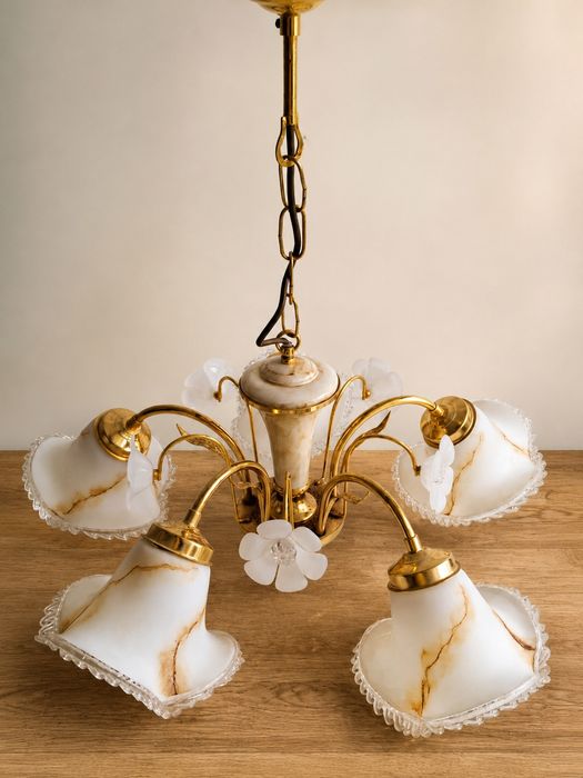 Candeeiro de Teto Clássico 5 Luzes - Excelente Estado - 49 EUR