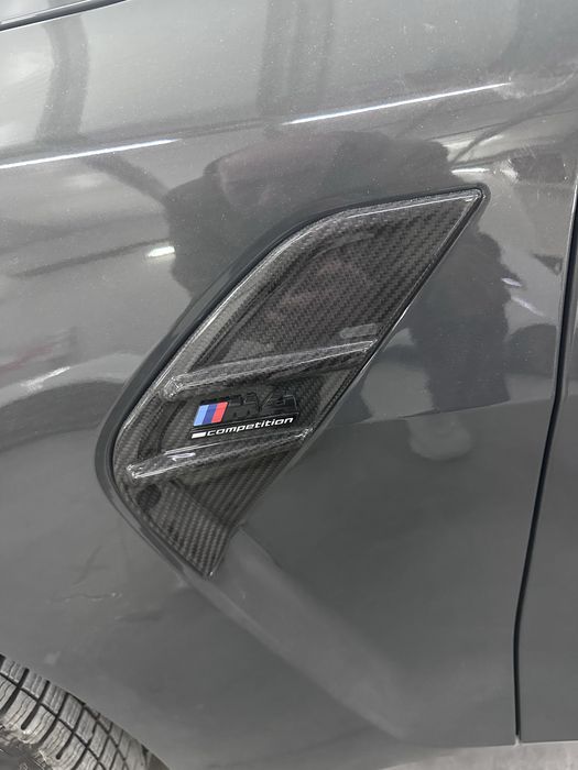 Карбонові вставки накладки в крила на BMW G82 G83 M4 карбон