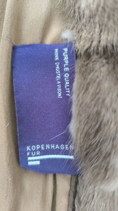 Шуба норкова, комір рись