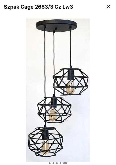 Lampa 3 punktowa biała