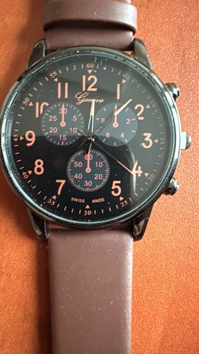 Zegarek  Męski Brązowy