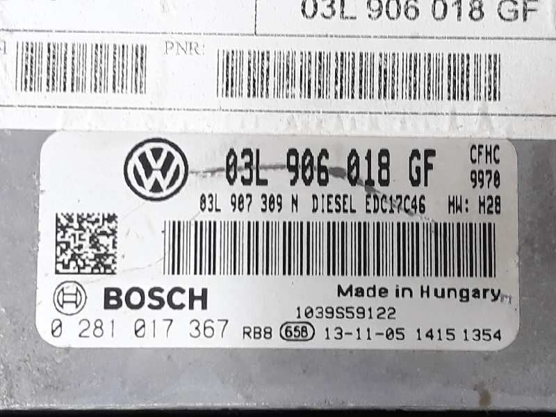 CENTRALINA MOTOR UCE VOLKSWAGEN SCIROCCO 2011 -03L906018GF