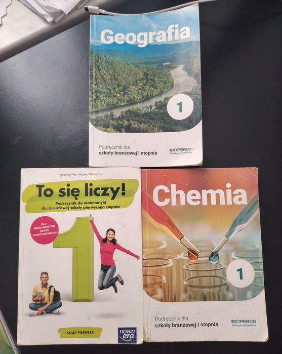 Książki do podstawówki i do branzowej