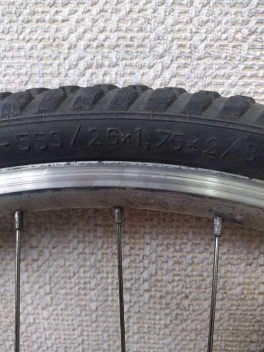 Велоколесо 26 радиус с Европы