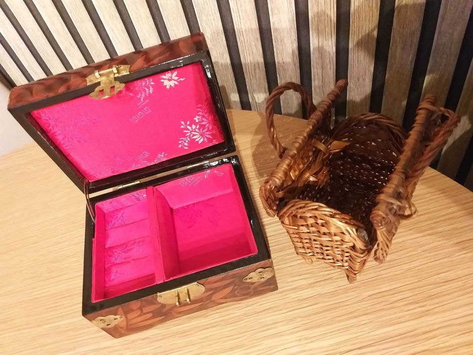 Cesto de vime - Guarda joias