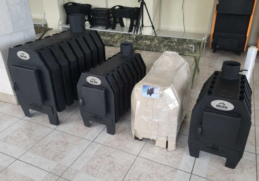 • БЕЗКОШТОВНА ДОСТАВКА! 140м3! Піч буржуйка, булер'ян, печь булерьян для обігріву 60 м²