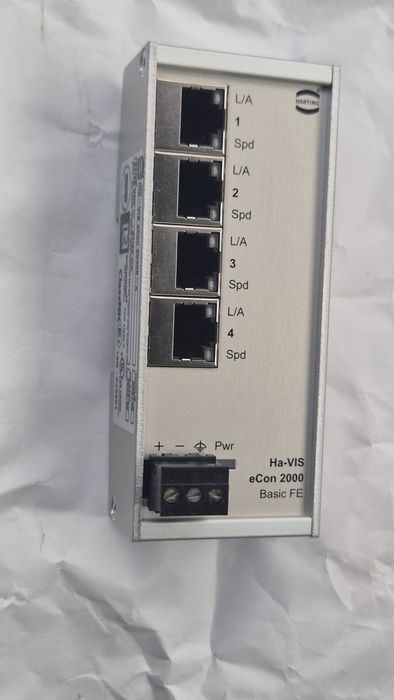 Switch przemysłowy Harting Ha-VIS eCon 2000 Basic FE (eCon 2040B-A) - NOWY