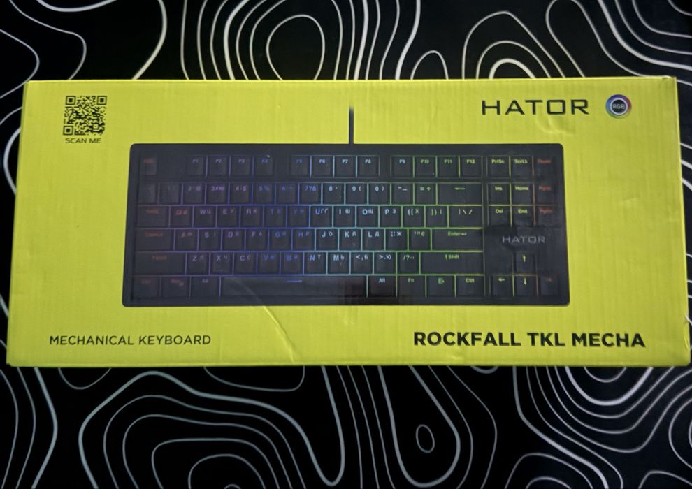 Ігрова механічна клавіатура HATOR Rockfall TKL Mecha