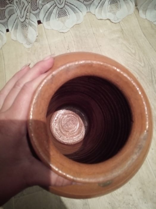 Кувшин Глечик глиняный, старинный.