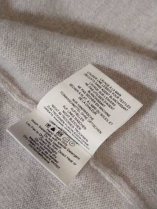 VoolOvers ponczo jasnoszare kaszmir 100%