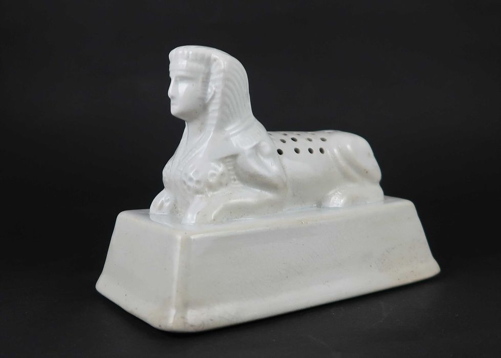 Paliteiro Esfinge Faiança Sacavém