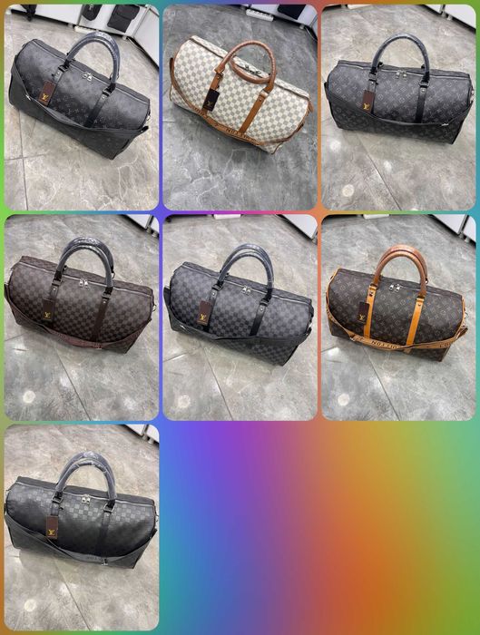 Torebka LV Torba podrozna skórzana duza Louis Vuitton silownia duza